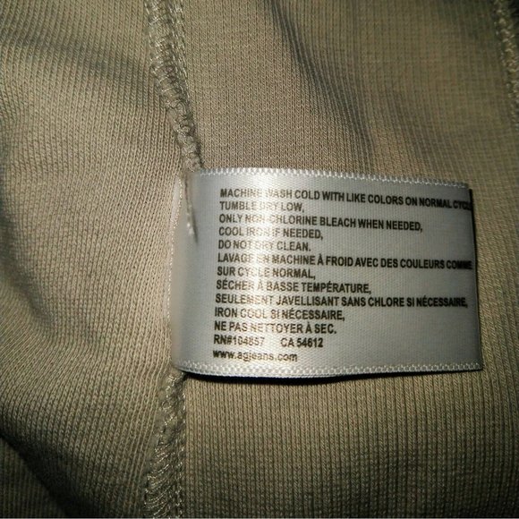 AG Adriano Goldschmied Womens Top Size Small Multicolor Short Sleeves St… - Picture 7 of 7